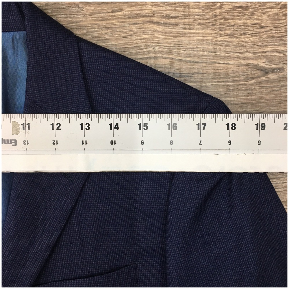 HICKEY FREEMAN Mens Wool Blazer Sport Coat Casual Jacket Size 40S Classic Suit - Picture 5 of 12